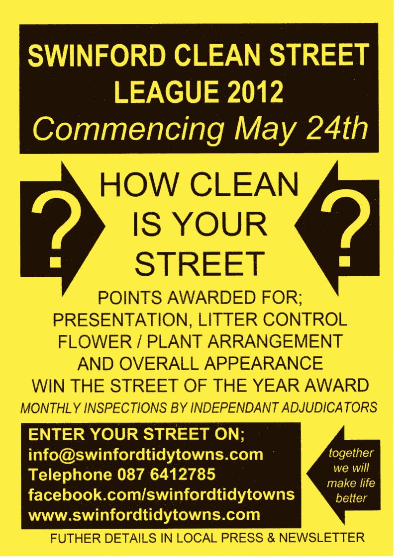 Clean Street League starts 24th May