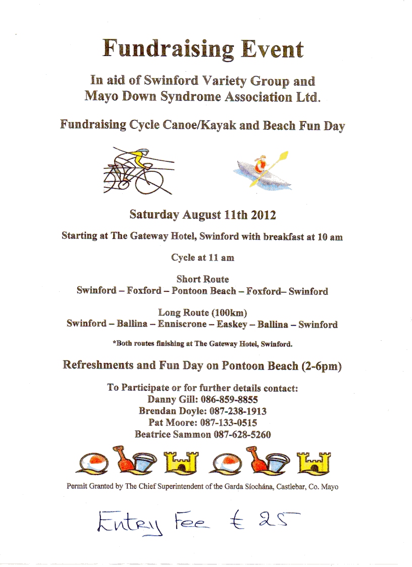 Swinford Variety Group Fundraising Event