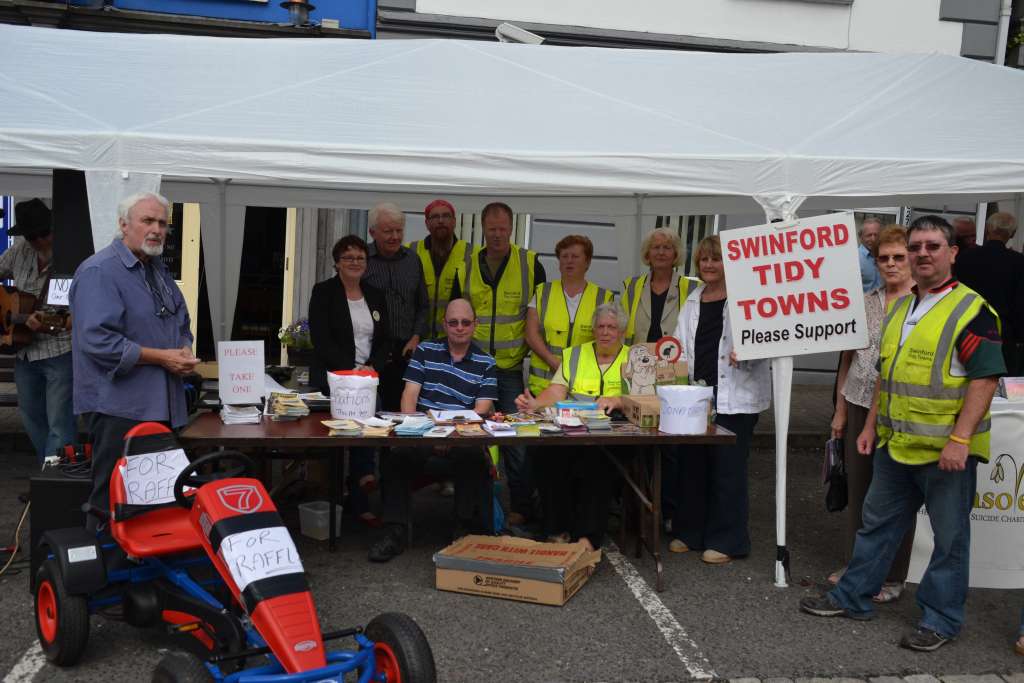 Some of the tidy towns committee L-R John Ikeringill, Deirdre Fahey, Kevin Murtagh, Douglas Kelly, Tom Durcan, Terry Maughan, Rose Harte, Imelda Kelly, Carmel Ikeringill, Barbara Vose, Nora Kelly & Michael Maye.