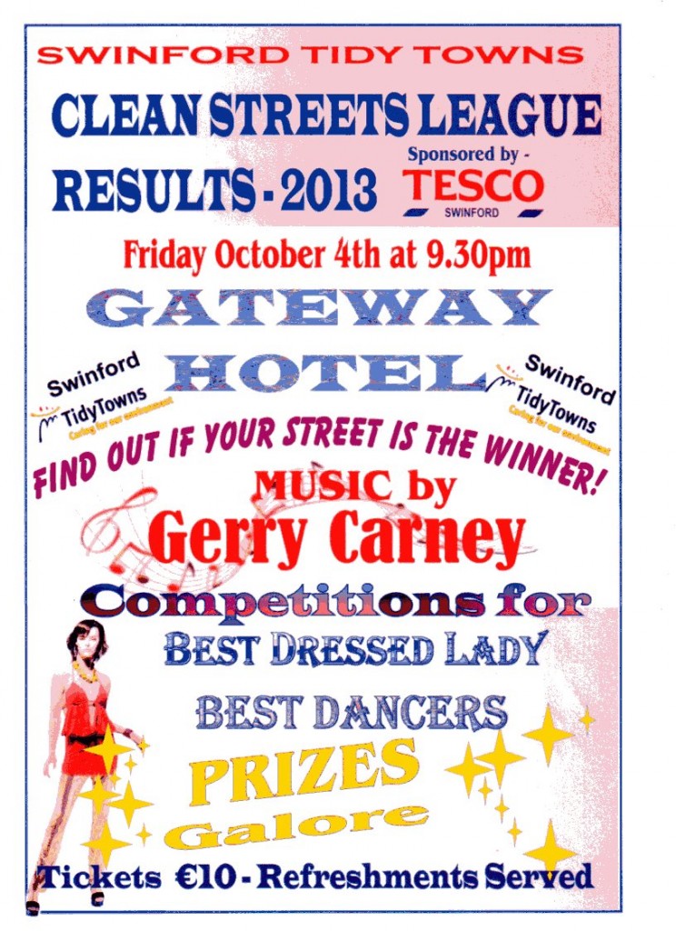 2013 Awards Night Poster