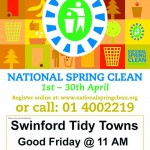 Swinford Tidy Towns National Spring Clean Poster