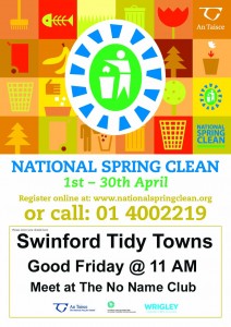 Swinford Tidy Towns National Spring Clean Poster 