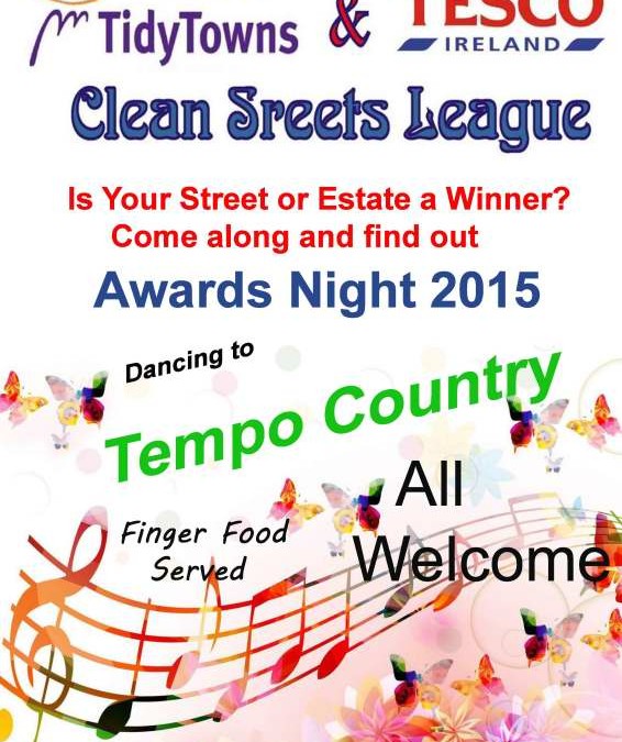 2015 Swinford Clean Street League Awards Night