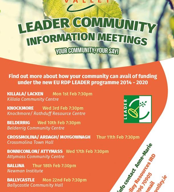 Leader Community Information Meeting
