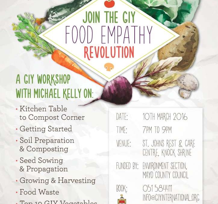 Free Grow Your Own Workshop In Knock