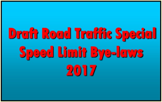 draft speed limit by laws 2017