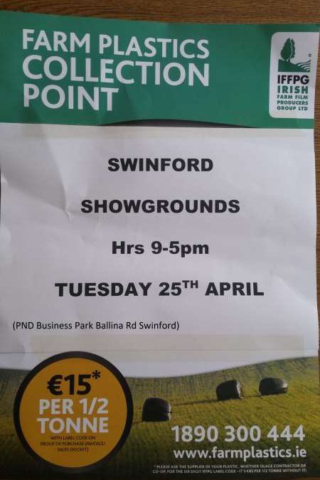 Farm Plastics Collection Swinford 25th April