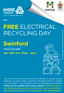 WEEE collection Swinford 2018 poster