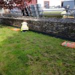 Bridge wall flowerbed project 2024