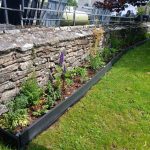 Bridge wall flowerbed project 2024